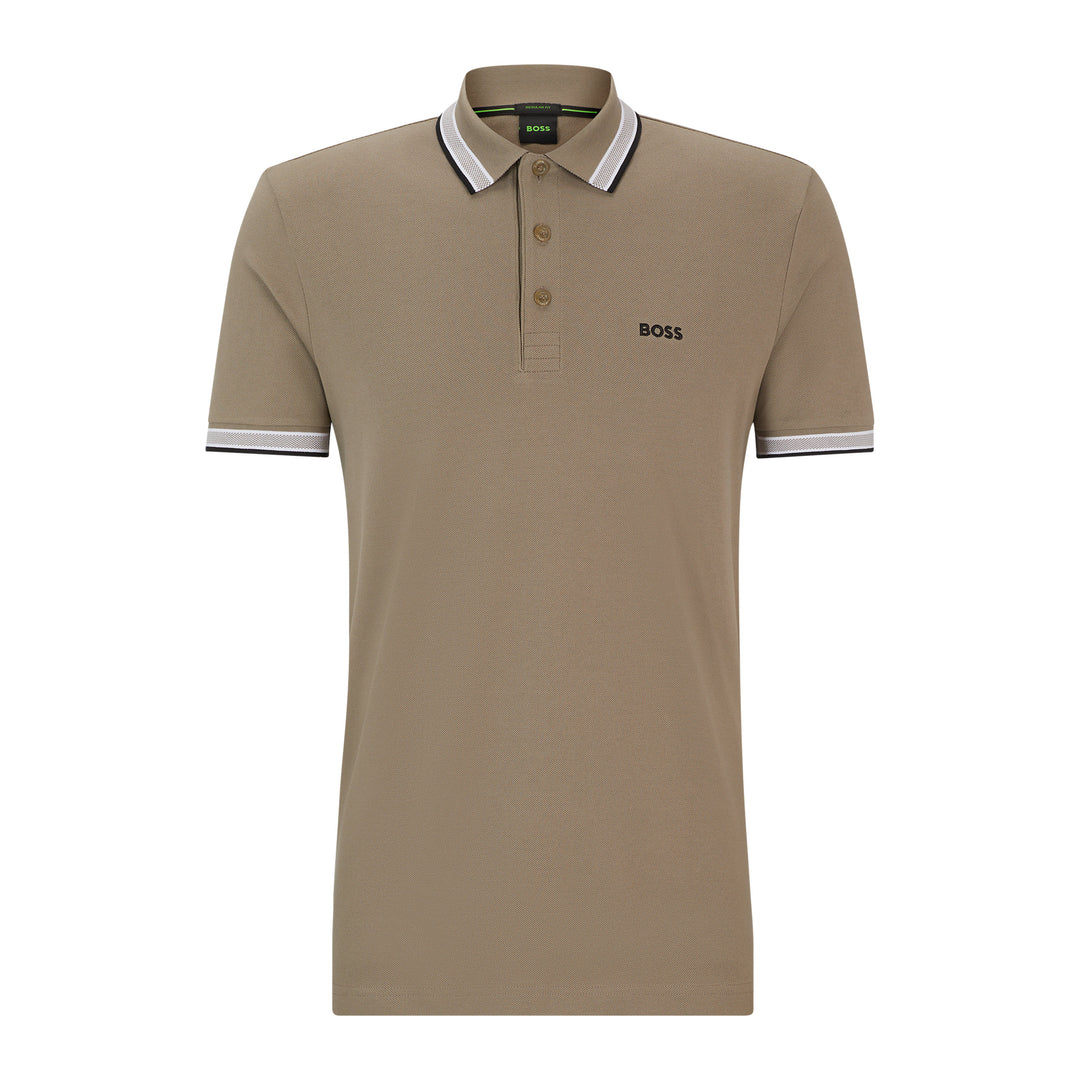 BOSS PADDY POLO - 334 LIGHT/PASTEL GREEN