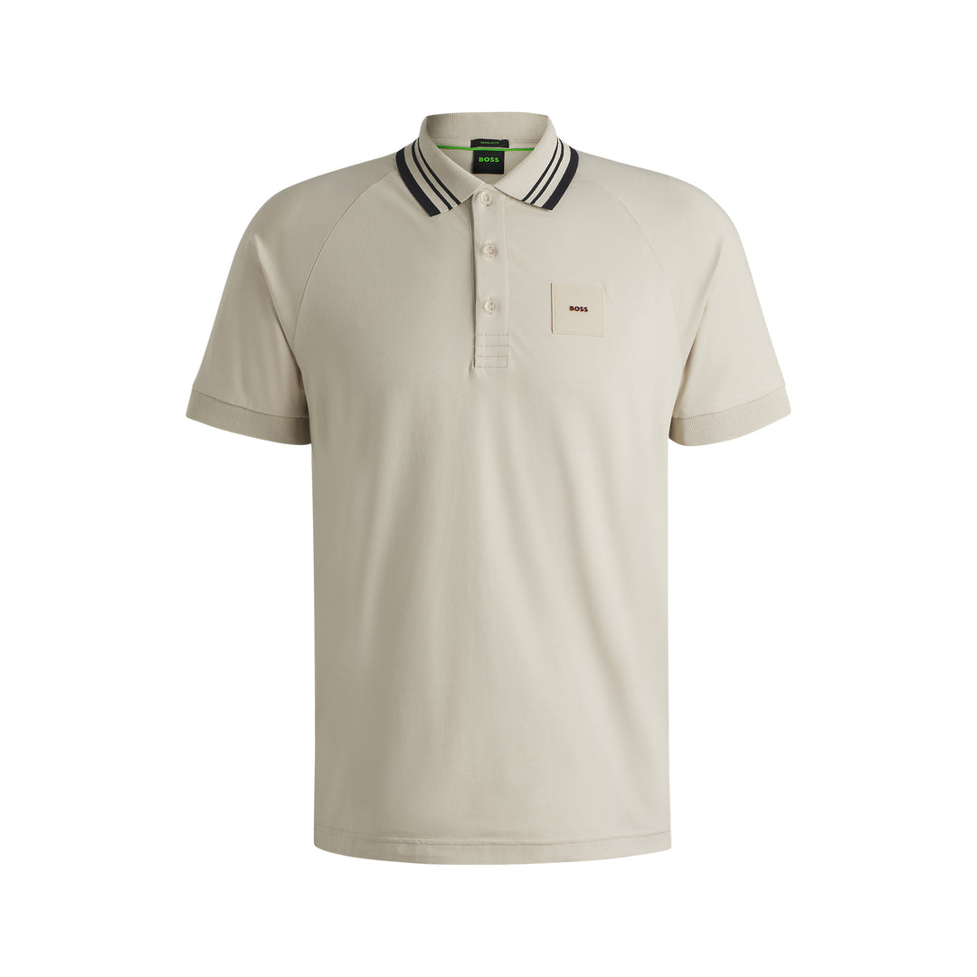 BOSS PADDY RIB POLO - 284 BEIGE