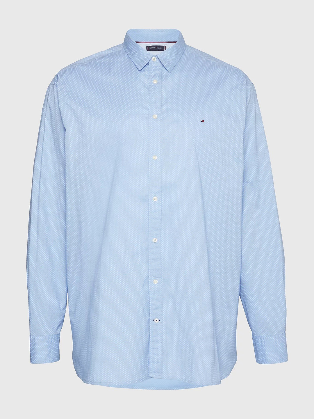 TH BT NAT SOFT MINI PRINT SHIRT - BL/WH