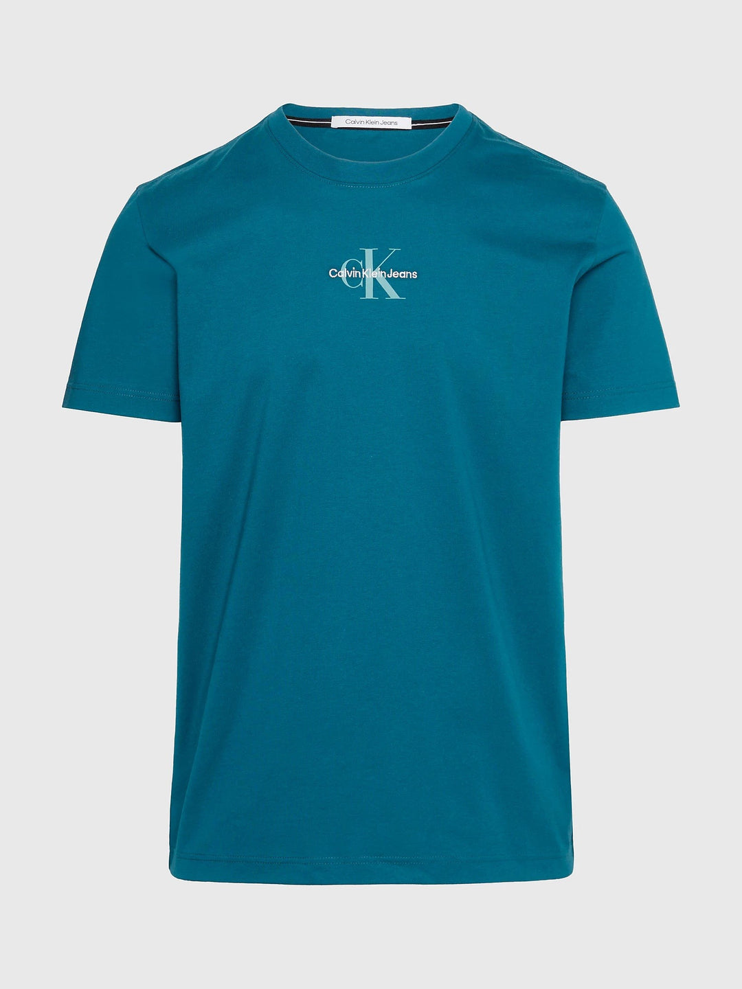 CKJ MONOLOGO REGULAR TEE - ATLANTIC DEEP