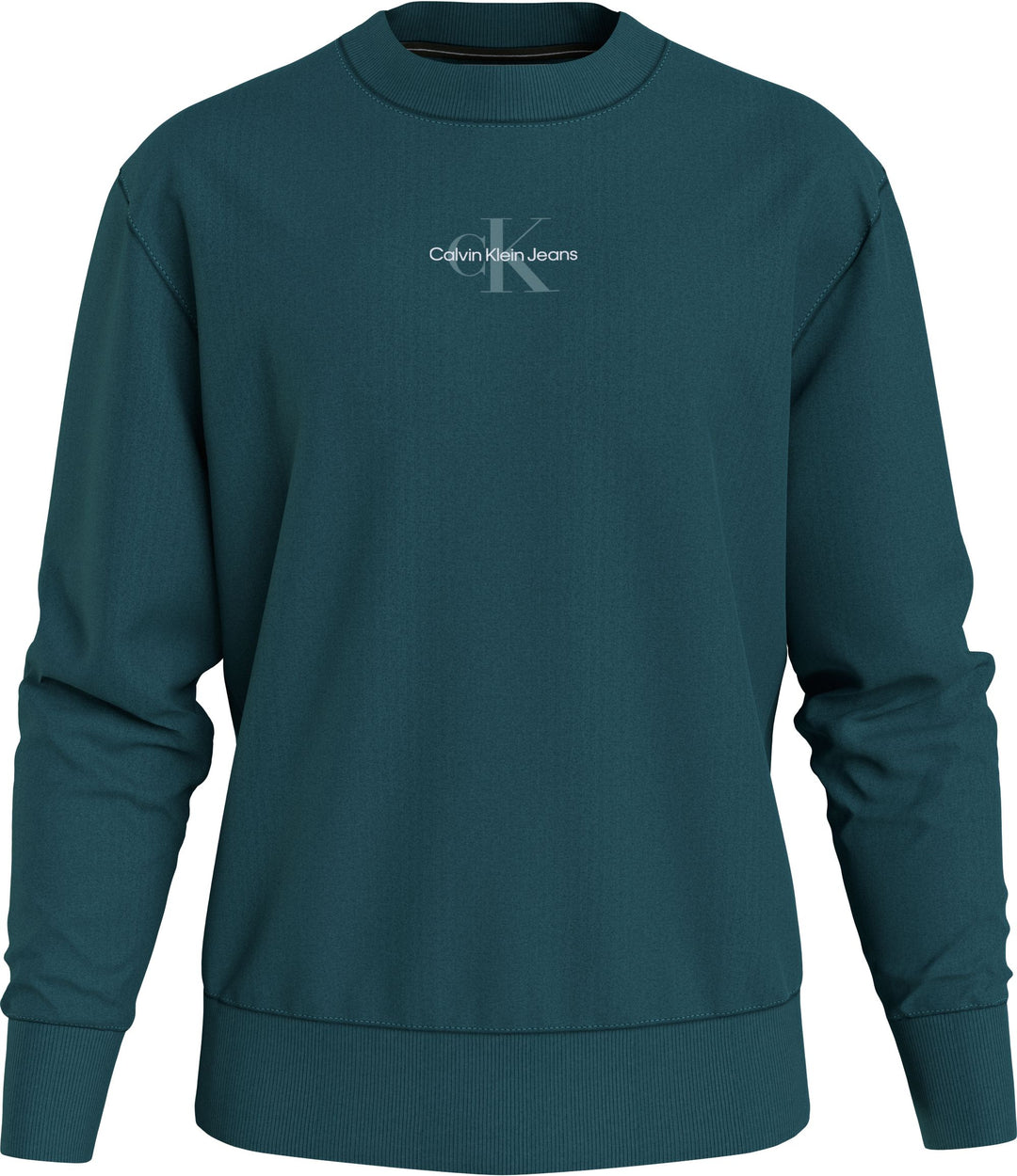CKJ MONOLOGO CREW NECK - ATLANTIC DEEP
