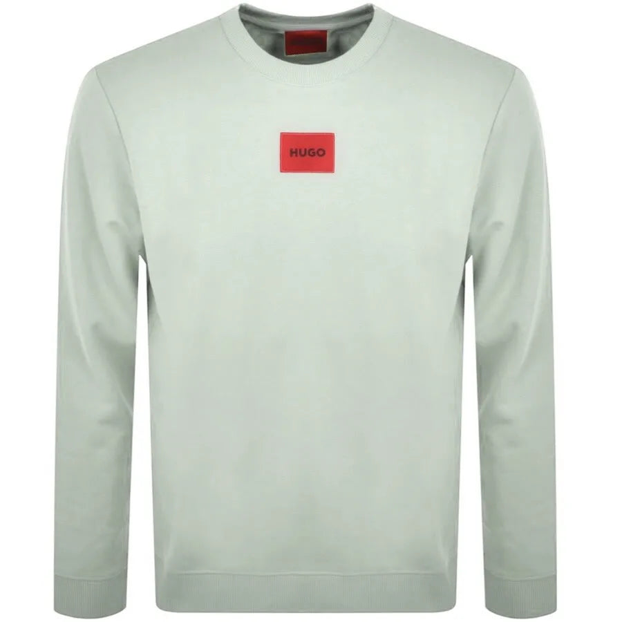 HUGO DIRAGOL212 SWEATSHIRT - LIGHT GREEN