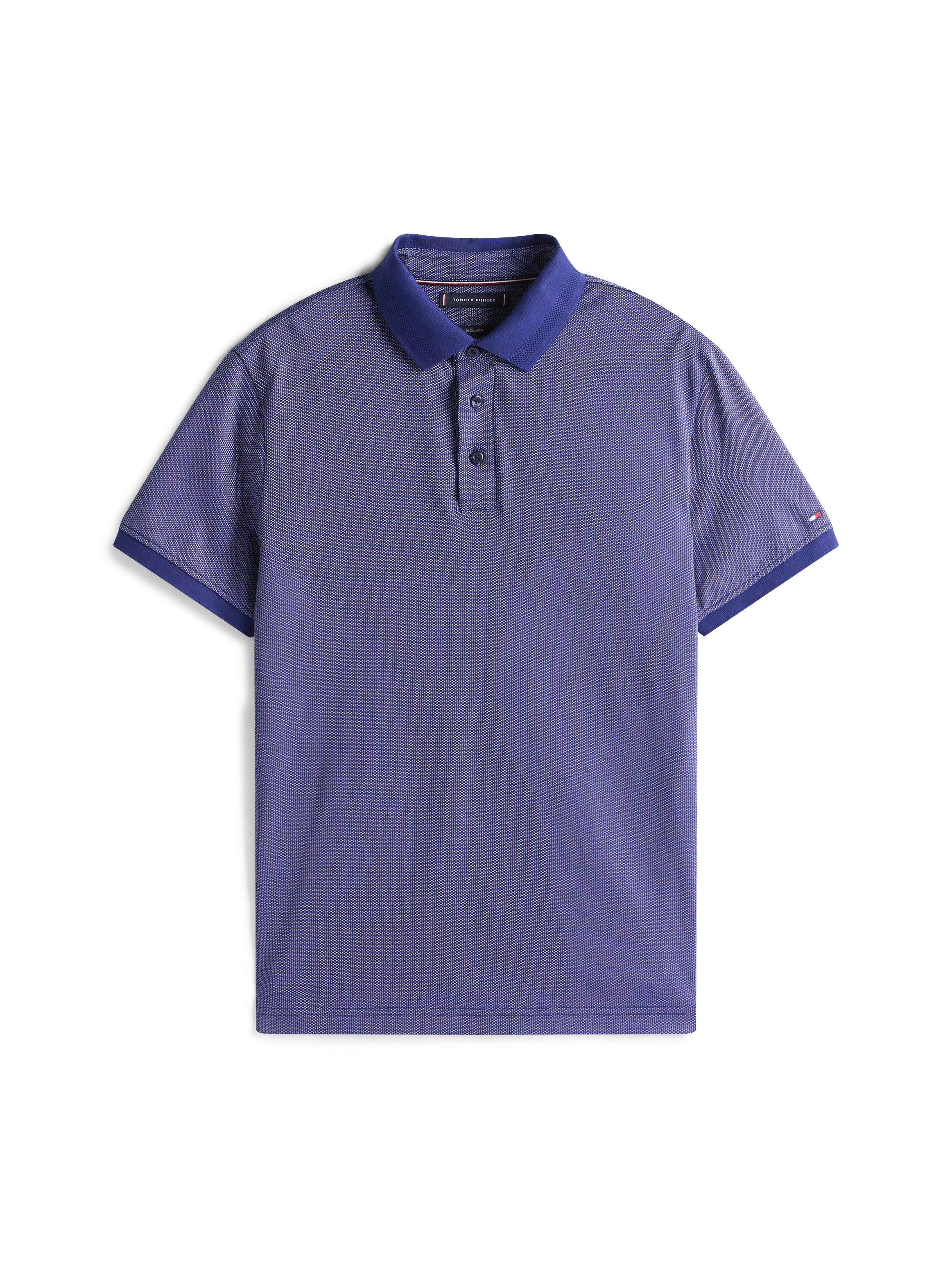 TH SINGLE JERSEY JACQUARD REG POLO