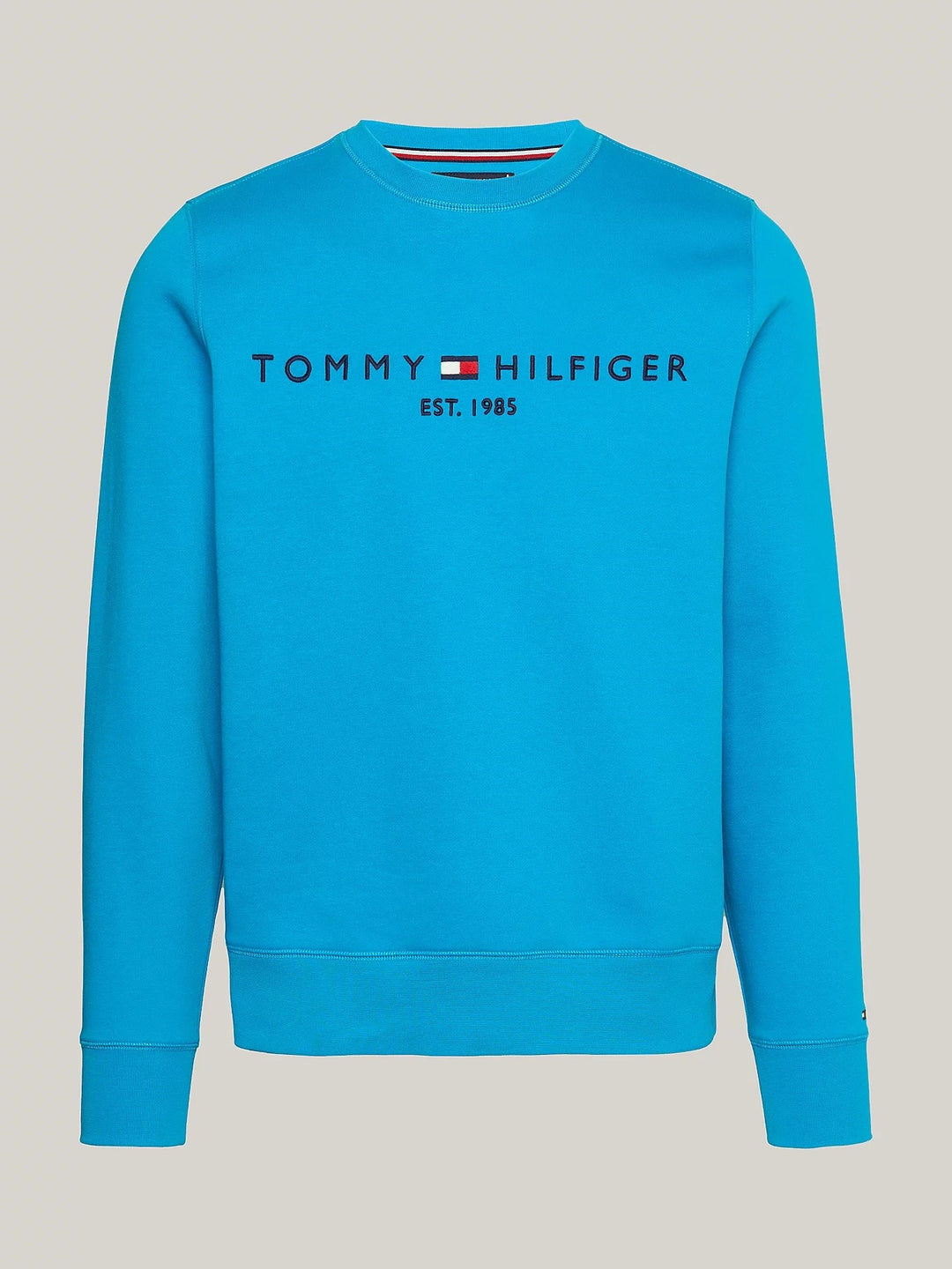 TH TOMMY LOGO SWEATSHIRT - CERULEAN AQUA