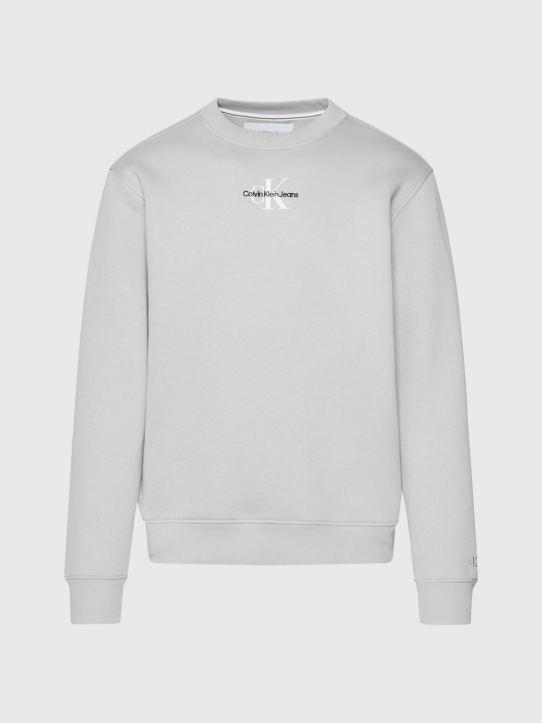 CKJ MONOLOGO CREW NECK - PORPOISE