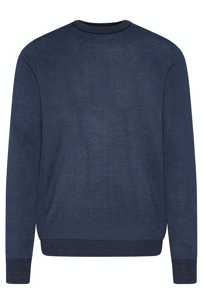 BUGATTI CREW NECK - BLUE
