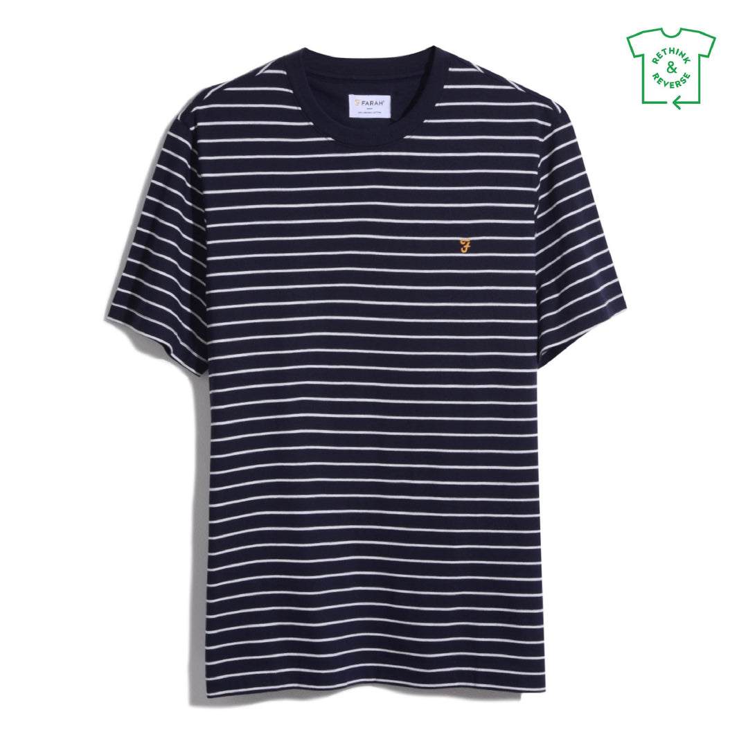 FARAH OAKLAND SS TEE - NAVY