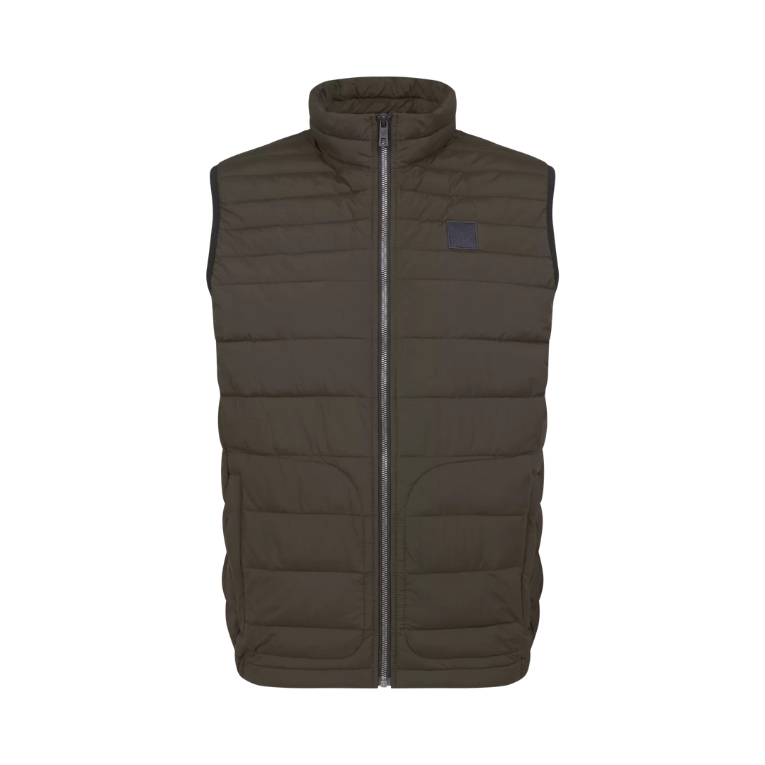 BUGATTI 61044 GILET - OLIVE GREEN