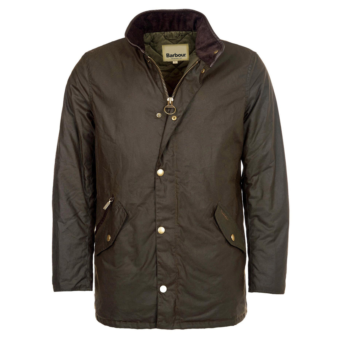 BARBOUR PRESTBURY WAX - OLIVE