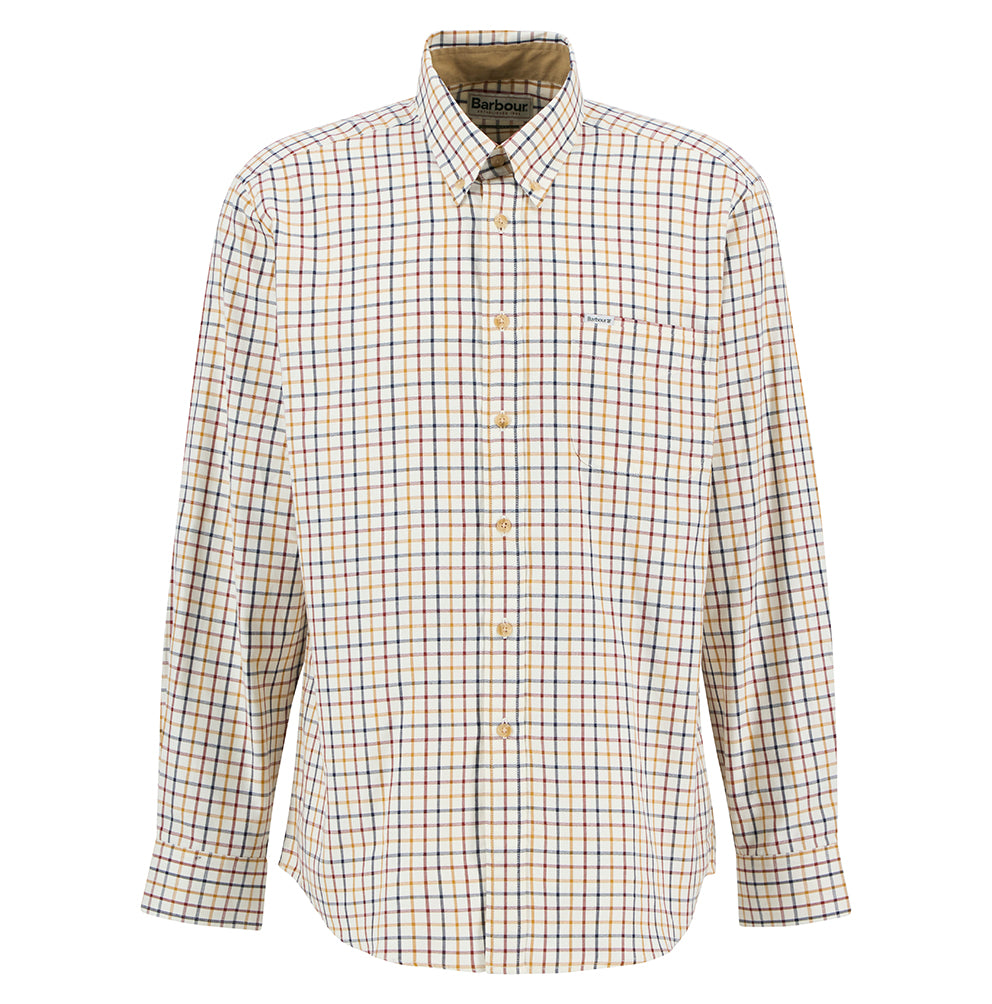 BARBOUR TATTERSALL REGULAR SHIRT - COPPER