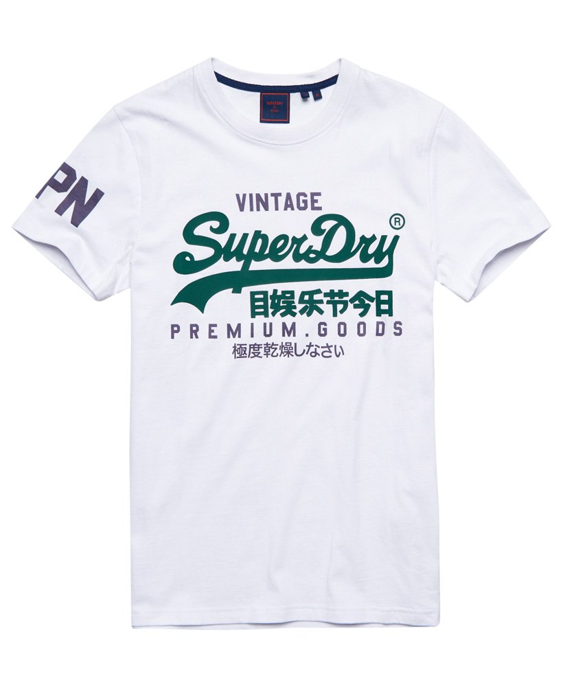 SUPERDRY VL TEE - OPTIC WHITE