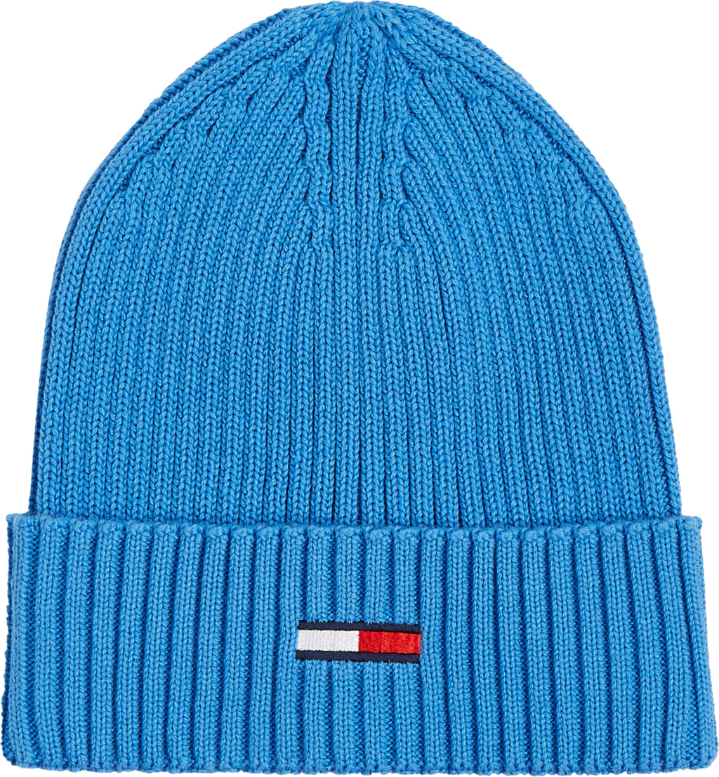 TJM FLAG RIB BEANIE - BLUE