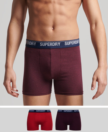 SUPERDRY DOUBLE PACK BOXER 6PR T W Menswear