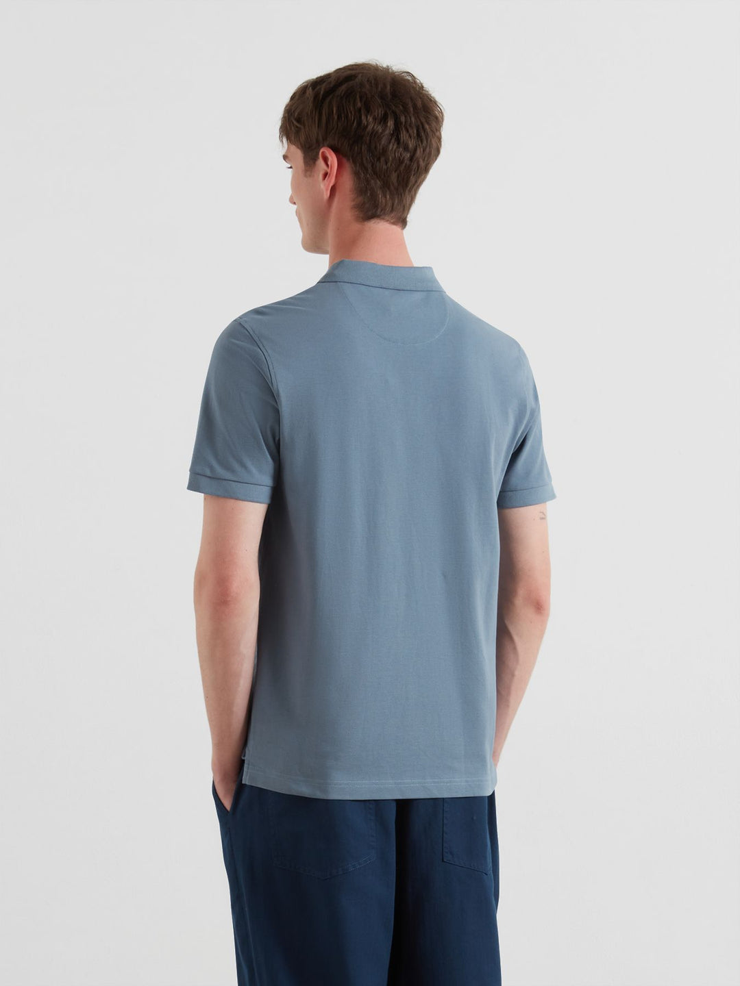 FARAH BLANES SS POLO - CHALK BLUE