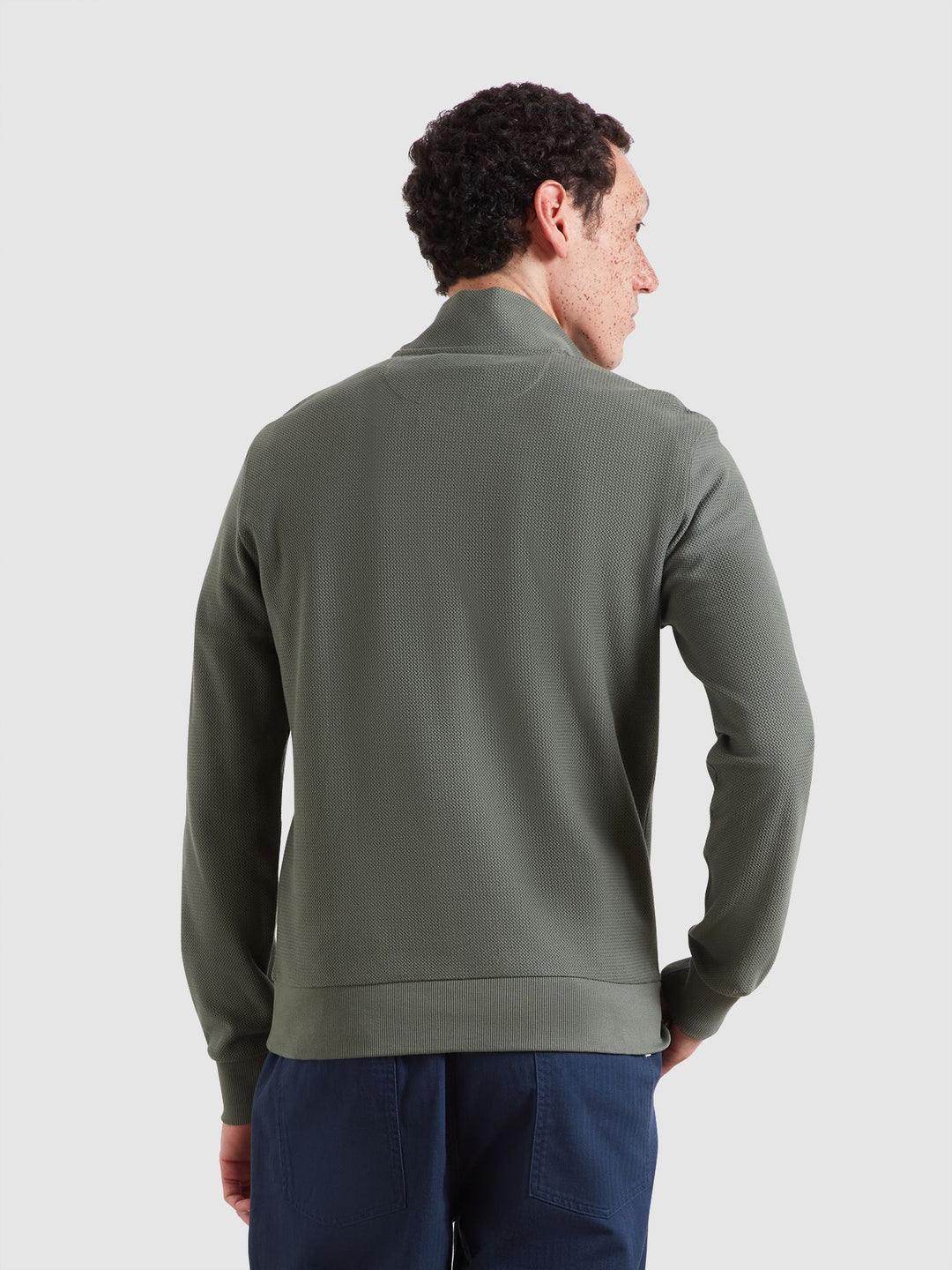 FARAH CONRAD 1/4 ZIP-GO - ROSEMARY