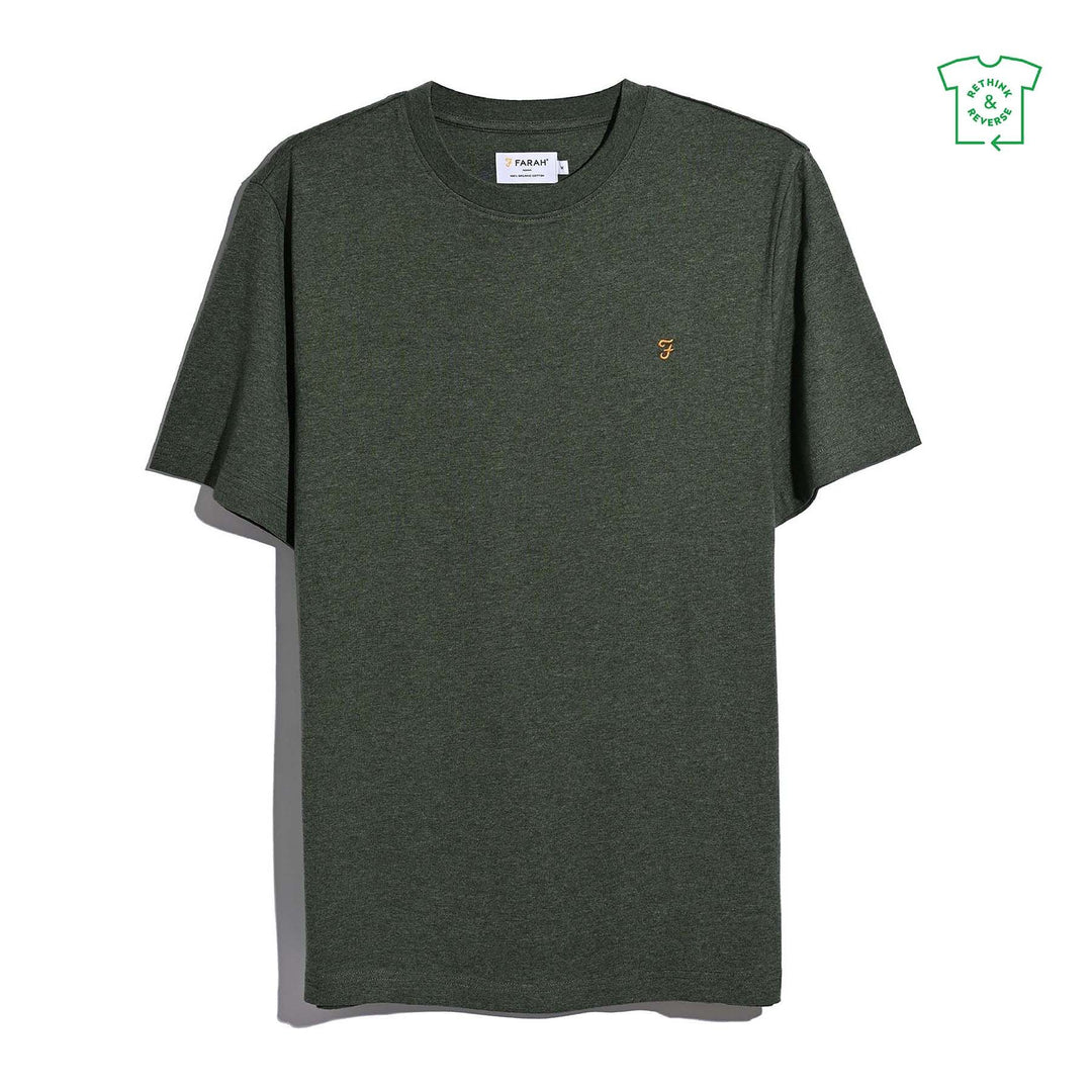 FARAH DANNY REG SS TEE - ROSEMARY MARL