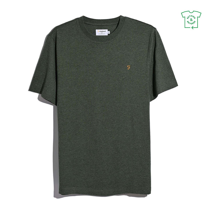 FARAH DANNY REG SS TEE - ROSEMARY MARL