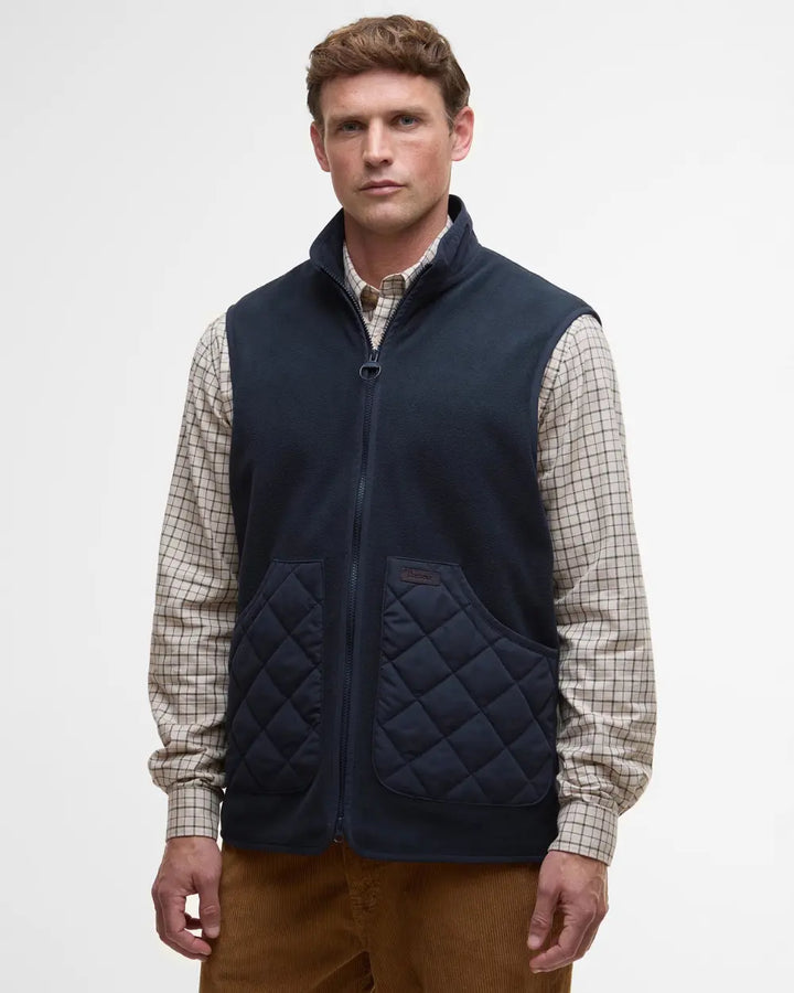 BARBOUR LOWICH FLEECE GILET - NAVY