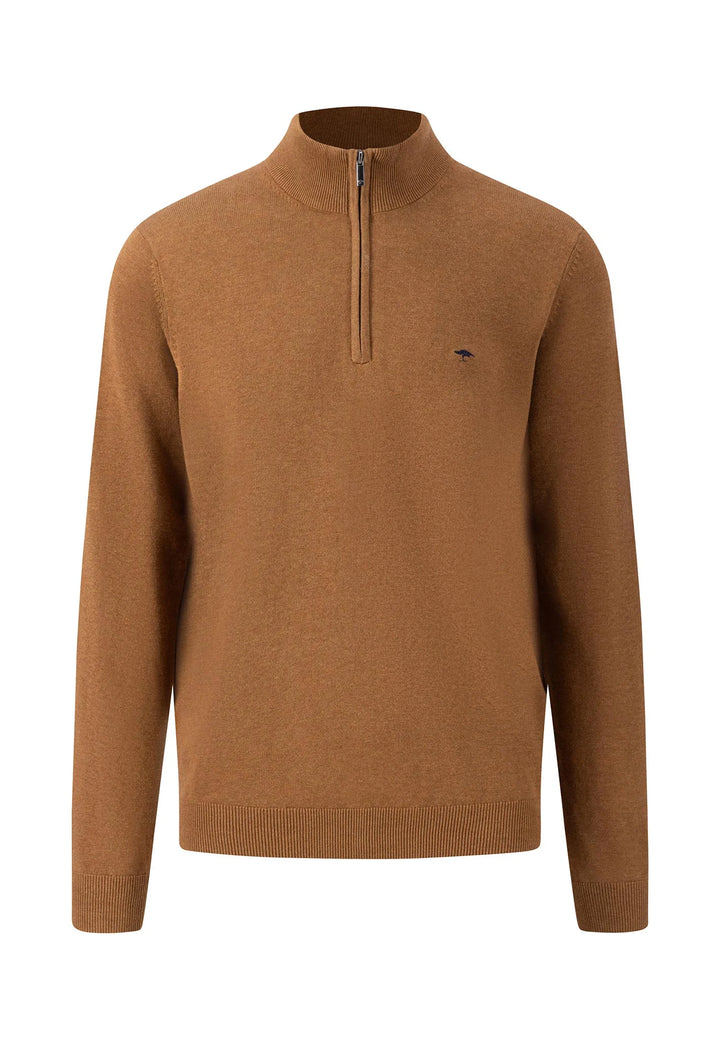 FYNCH-HATTON TROYER ZIP - WALNUT BROWN