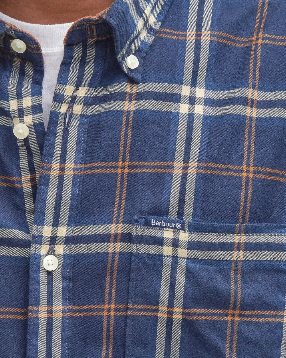 BARBOUR CROSSFELL CHECKED SHIRT - BLUE