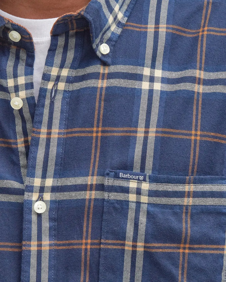 BARBOUR CROSSFELL CHECKED SHIRT - BLUE