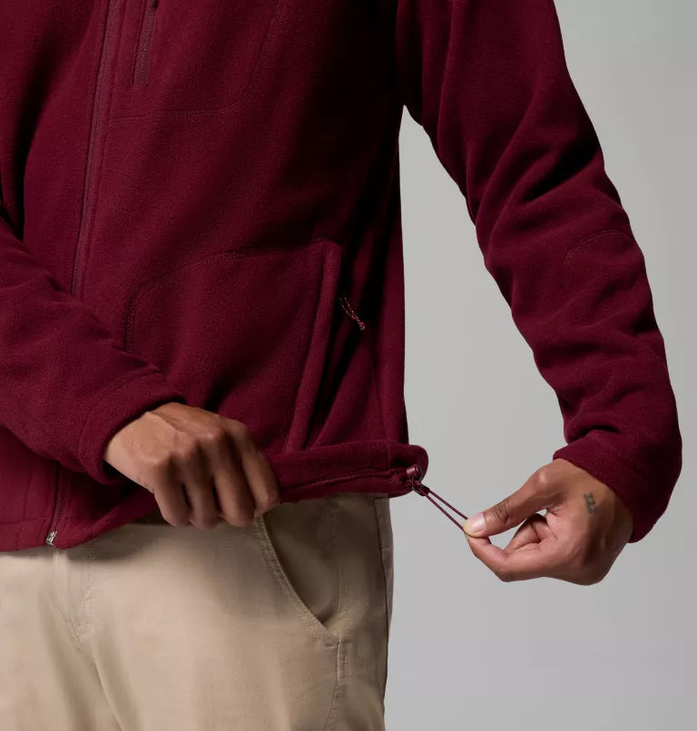 COLUMBIA FAST TREK II FULL ZIP FLEECE - RICH WINE