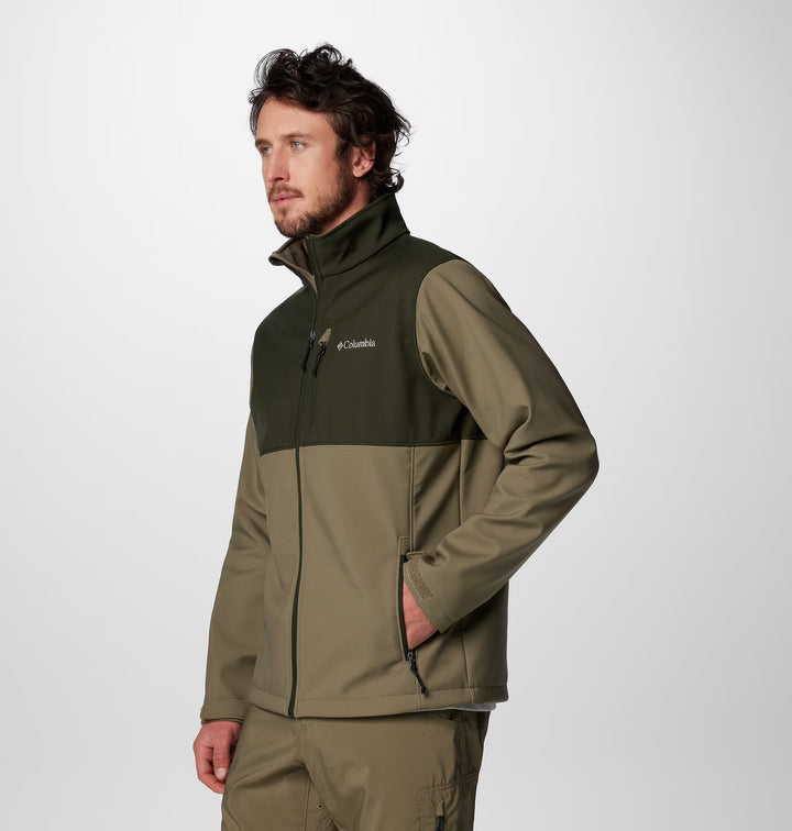 COLUMBIA ASCENDER SOFTSHELL - STONE GREEN