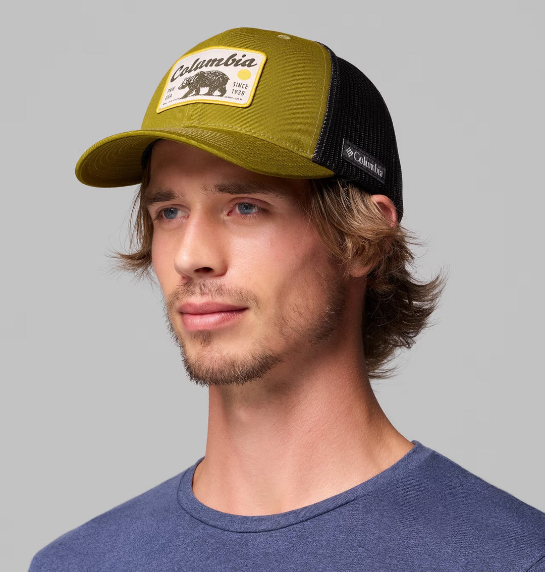 COLUMBIA MESH SNAP BACK - MOSSY GREEN