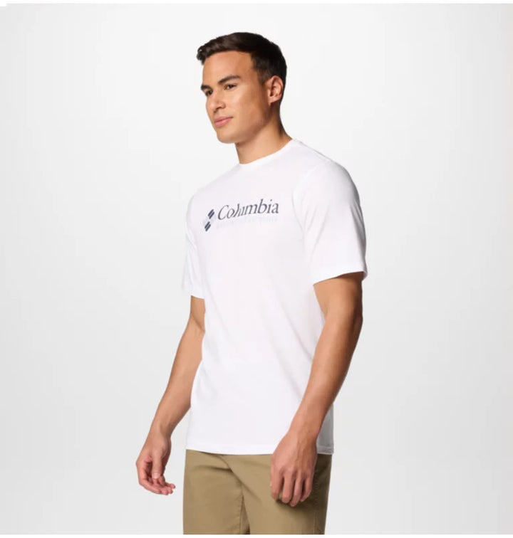 COLUMBIA CSC BASIC LOGO TEE - WHITE