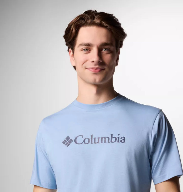 COLUMBIA CSC BASIC LOGO TEE - RIPPLE BLUE