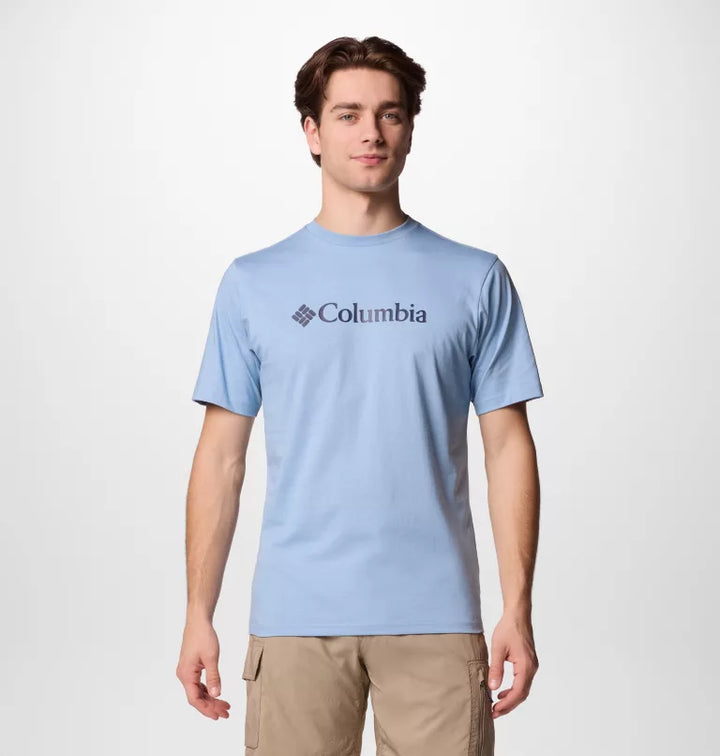 COLUMBIA CSC BASIC LOGO TEE - RIPPLE BLUE