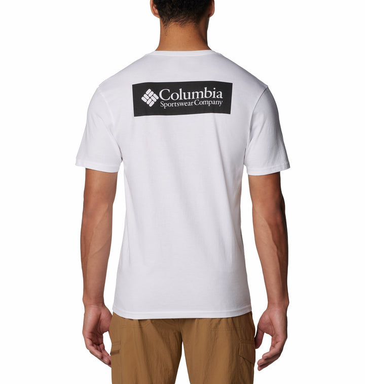 COLUMBIA NORTH CASCADES TEE - WHITE
