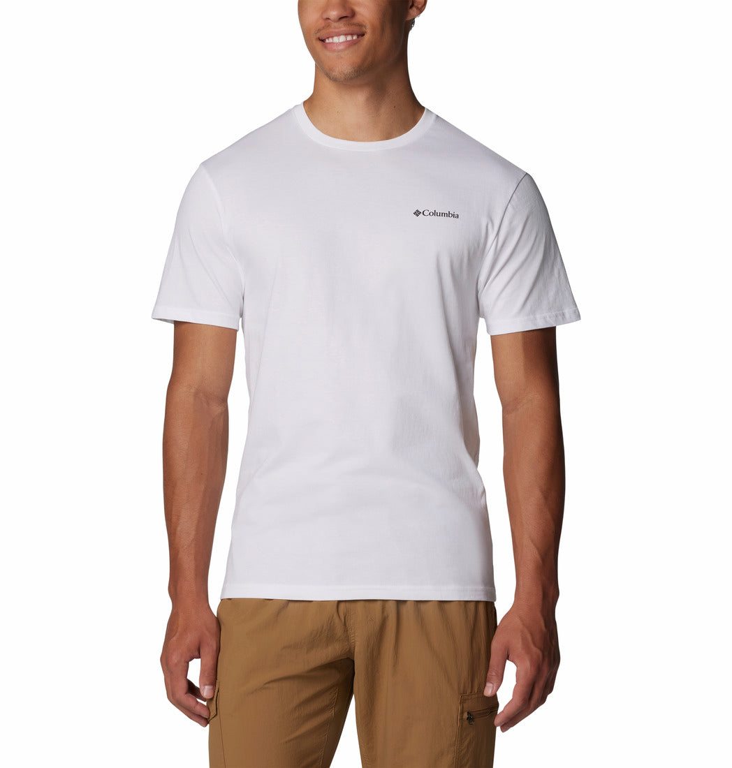 COLUMBIA NORTH CASCADES TEE - WHITE