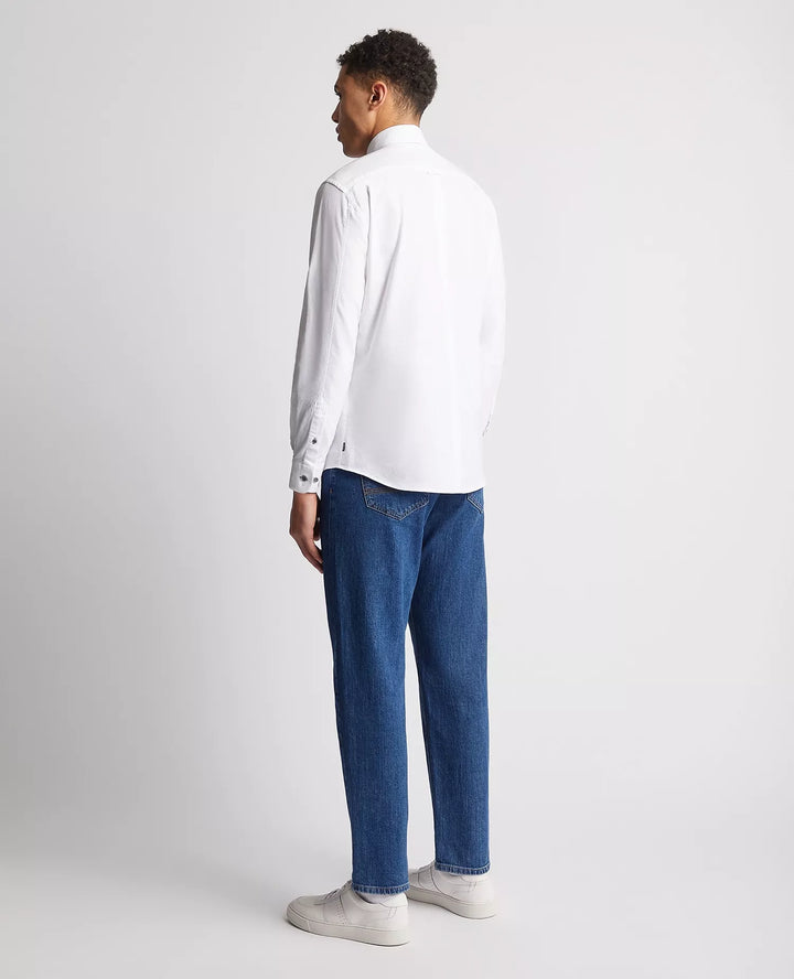 REMUS UOMO 13600 TAPERED SHIRT - 01 WHITE