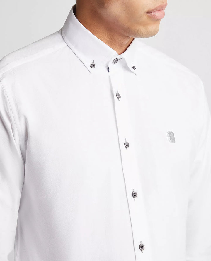 REMUS UOMO 13600 TAPERED SHIRT - 01 WHITE