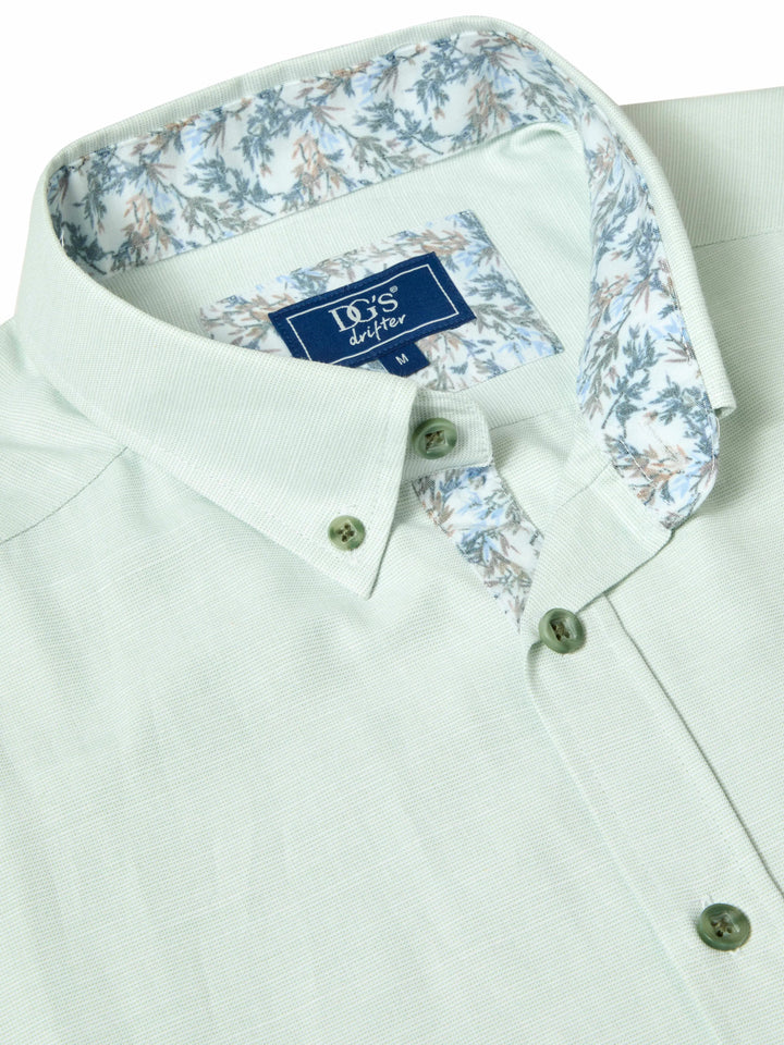 DRIFTER 14030SS IVANO SHIRT - 31 LT GREEN