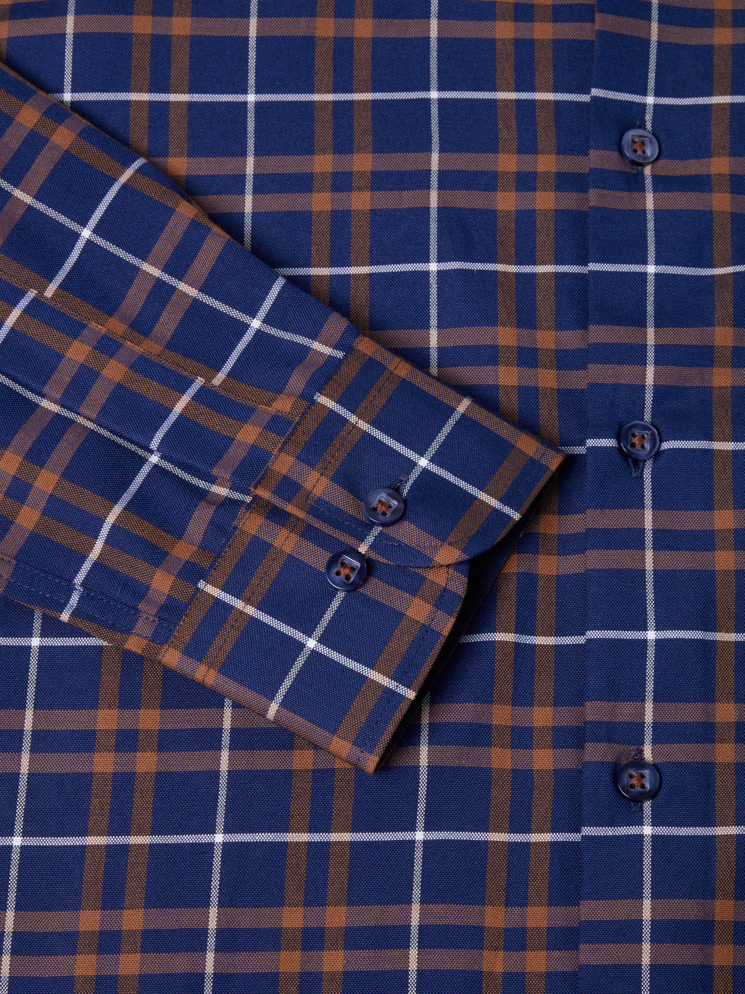 DRIFTER CHECK SHIRT - DARK BLUE