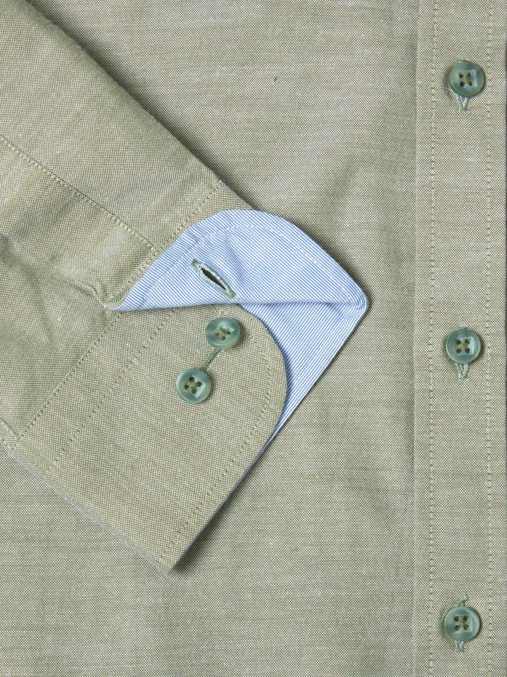 DRIFTER 14825 REG IVANO SHIRT - 33 GREEN