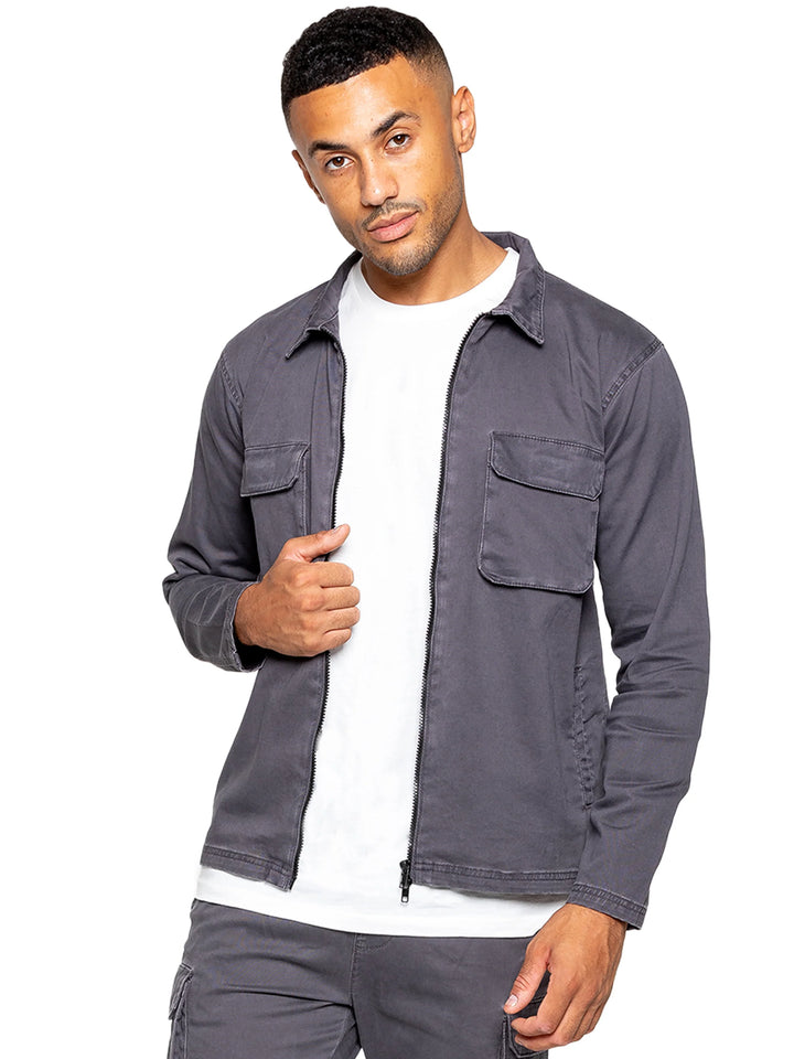 ENZO OVERSHIRT EZOS611 - GREY