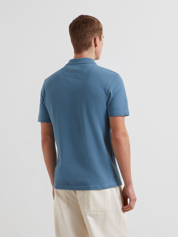 FARAH FORSTER SS POLO - BLUE TIDE