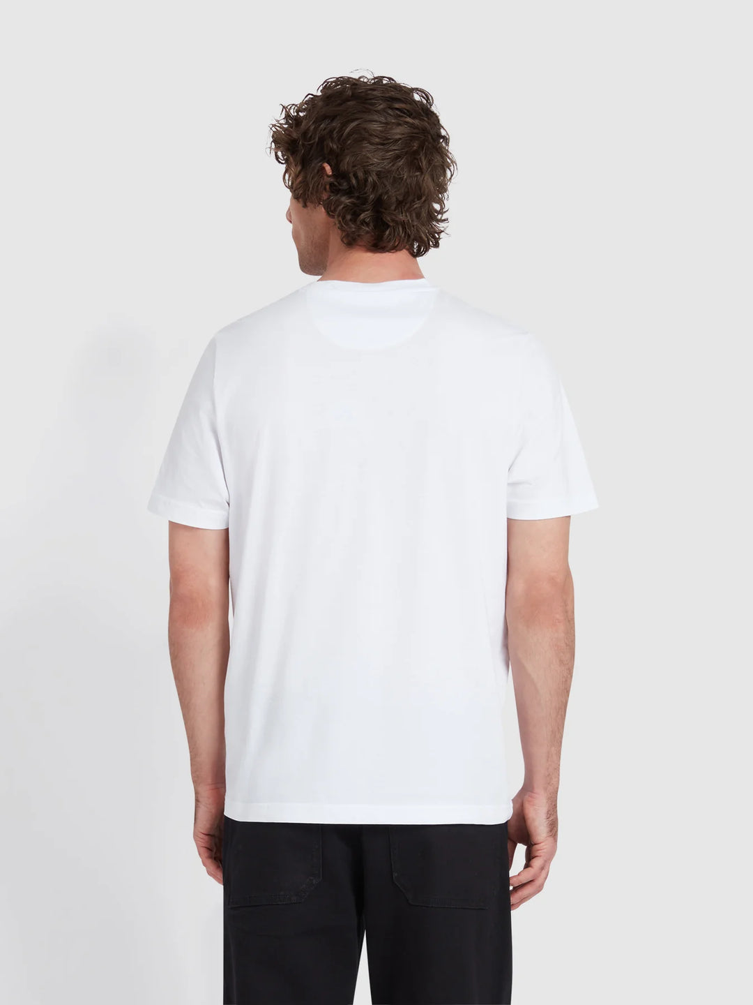 FARAH DANNY REG SS TEE - WHITE