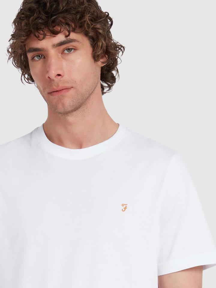 FARAH DANNY REG SS TEE - WHITE