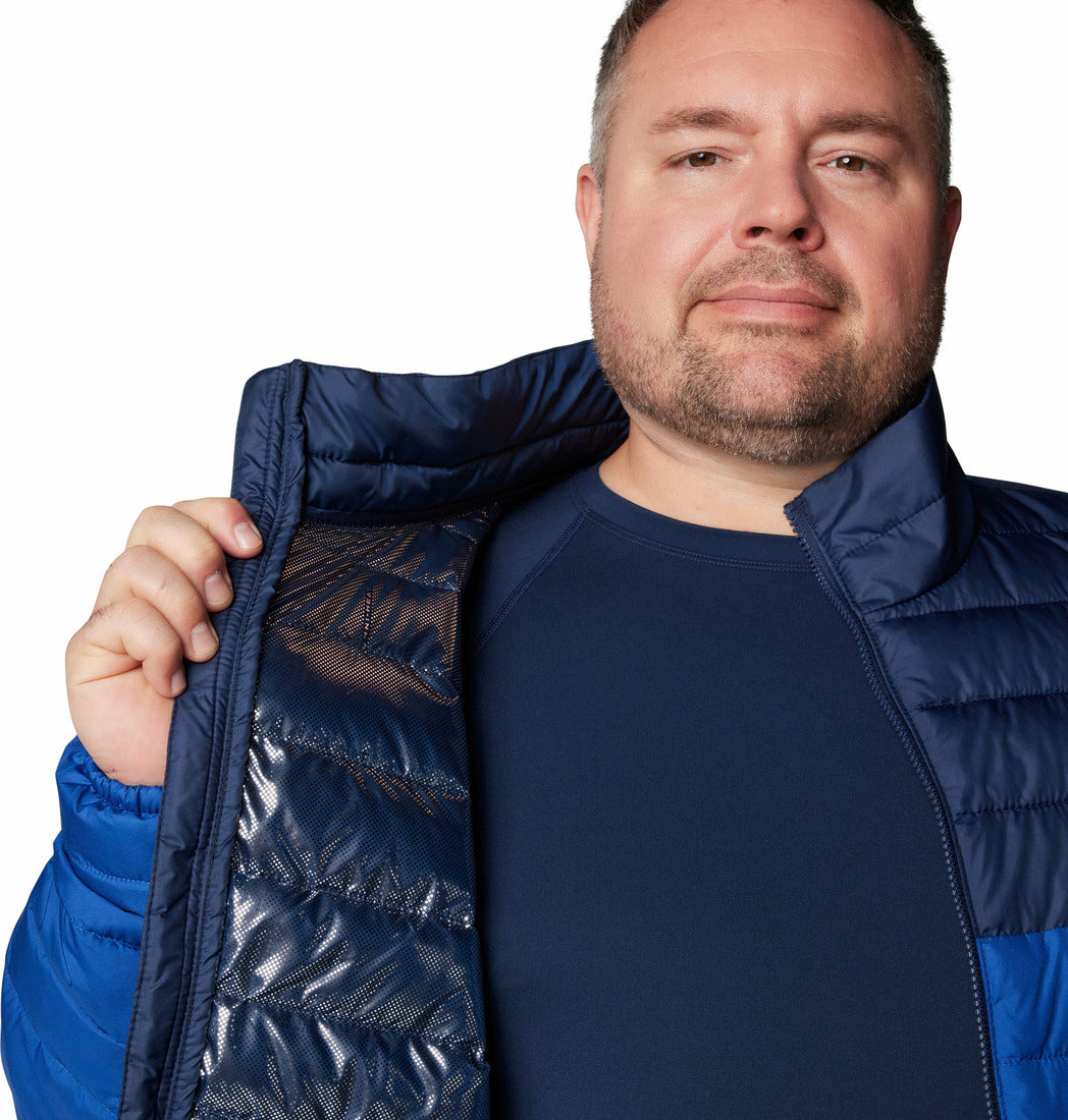 COLUMBIA POWDER LITE II JACKET + - BLUE/