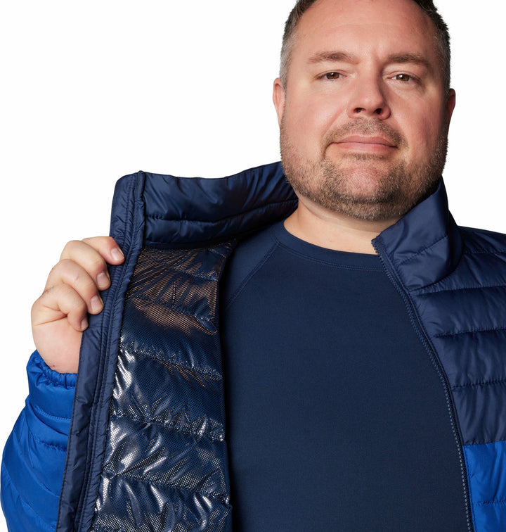 COLUMBIA POWDER LITE II JACKET + - BLUE/