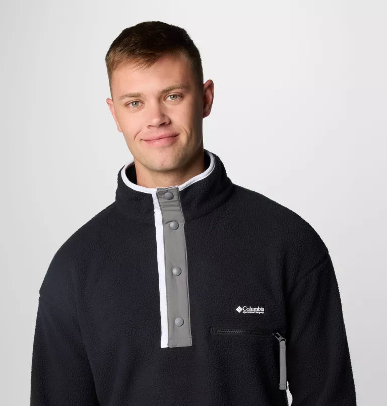COLUMBIA HELVETIA II HALF SNAP FLEECE BLACK