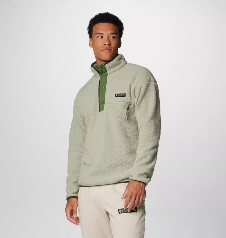 COLUMBIA HELVETIA II HALF SNAP FLEECE SAFARI