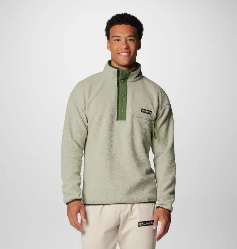 COLUMBIA HELVETIA II HALF SNAP FLEECE SAFARI
