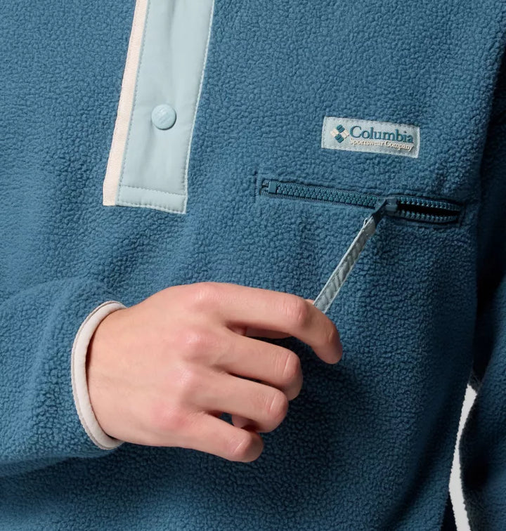 COLUMBIA HELVETIA II HALF SNAP FLEECE EVERBLUE
