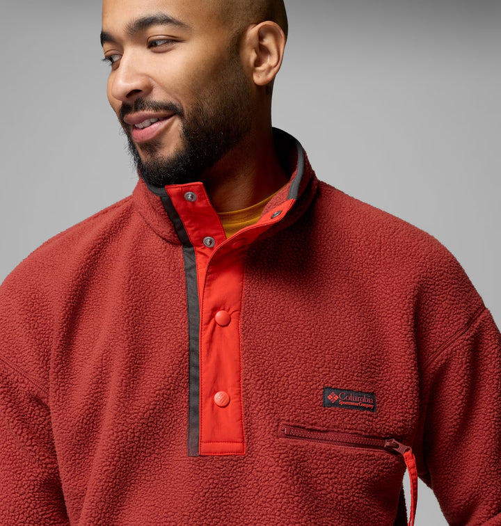 COLUMBIA HELVETIA II HALF SNAP - RED OXIDE
