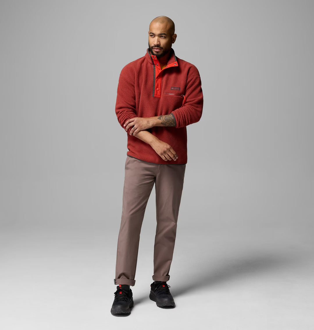 COLUMBIA HELVETIA II HALF SNAP - RED OXIDE